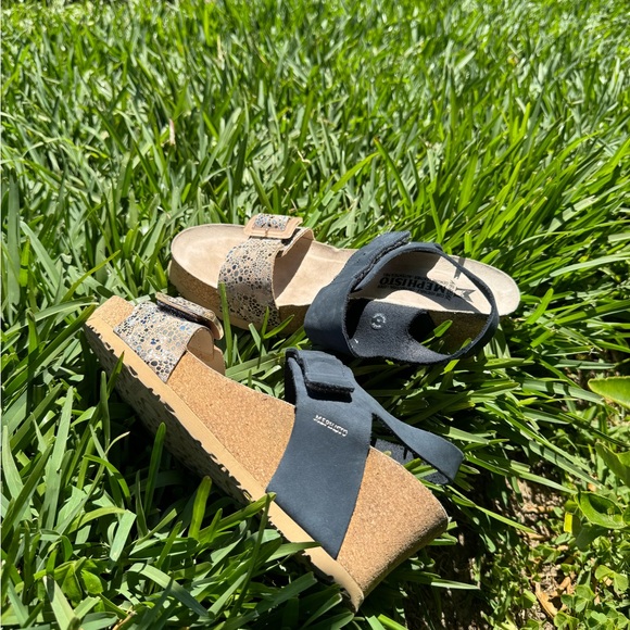 MEPHISTO Alissa Wedge sandals navy color 40 US 9 - 9.5 - Picture 6 of 15